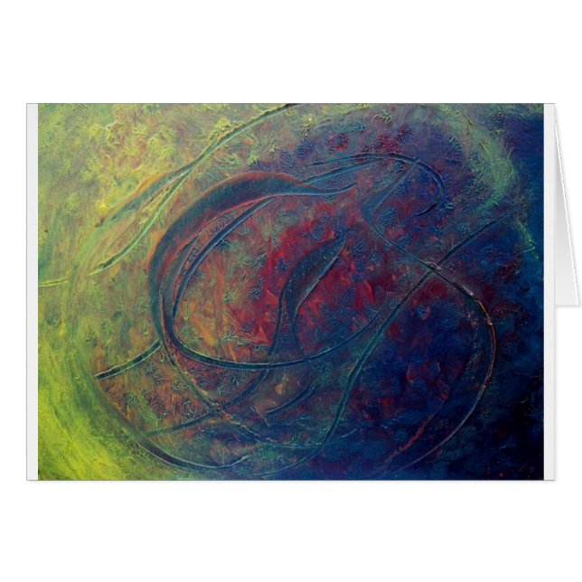 Atom- Tsunami Hälsningskort (Framsidan Horizontal)