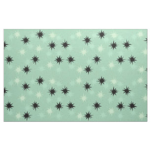 Atom- tyg för jade- & MintStarbursts bomull