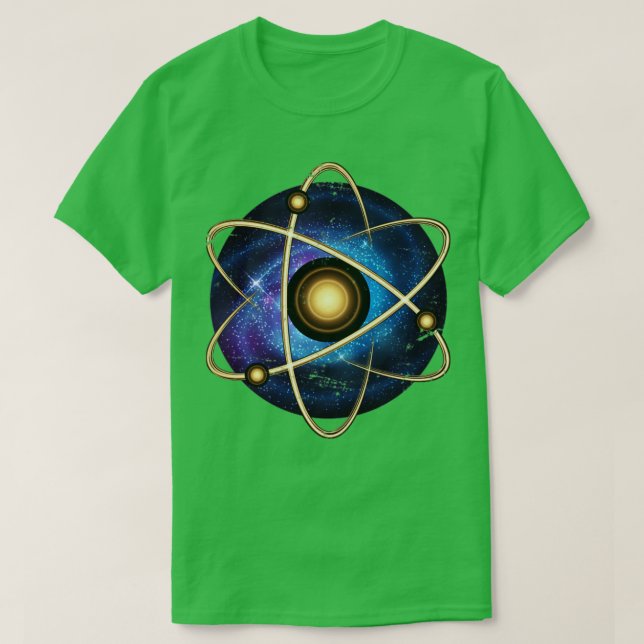 Atom Universe Quantum Physics T Shirt (Design framsida)