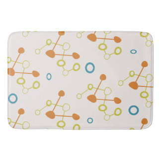 atomåldern Mönster färgad Badrumsmatta