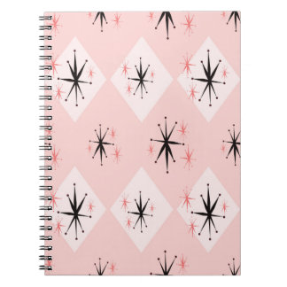 Atomålsstarten, sömlös mönster inspirerad av anteckningsbok