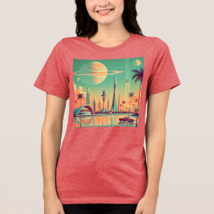 Atomär Futuristisk Nya Florida T Shirt