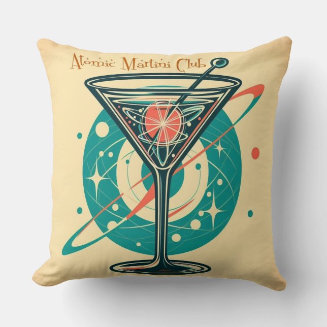 Atomär Martini Klubb  Kudde (Framsida)