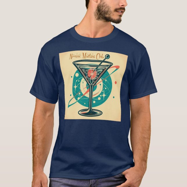 Atomär Martini Klubb T Shirt (Framsida)