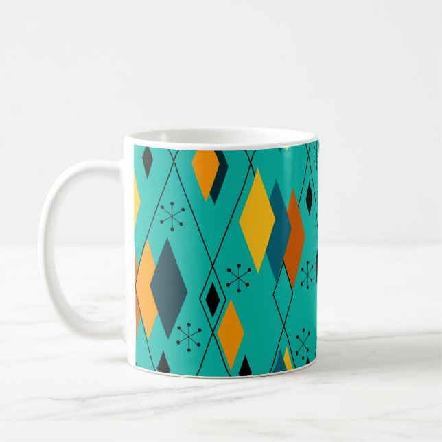 Atomära större diamanter kaffemugg (Vänster)