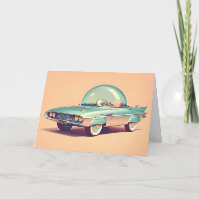 Atomatisk Futuristiska, Bubble Blaster Car Kort (Framsida)
