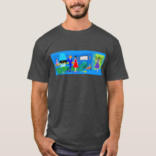 Atomatisk Handflatan Vår Cocktail Party T-Shirt
