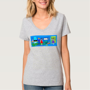 Atomatisk Handflatan Vår Cocktail Party T-Shirt