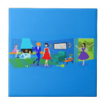 Atomatisk keramisk til av Party Vår Cocktail Kakelplatta<br><div class="desc">Den här Atomatiska keramiska plattan Handflatan-Vår är kitschissofistikerad på sitt mest påfallande sätt! 1960-talets minimalistiska konstdesign i stil präglas av ett modernt stenbrott i mitten av århundradet i en blå nyans som är perfekt koordinerad med den ljusa kobolten i resten av vardagsrummet. Man kan se en spektakulär syn på den...</div>