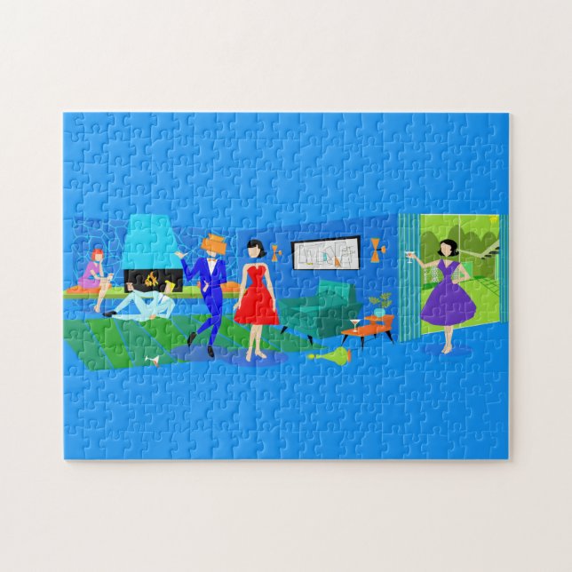 Atomatisk pussel av Party i Vår (Horisontell)