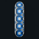 Atomblått Mini Skateboard Bräda 18,5 Cm<br><div class="desc">Retro-halvsekelns atomblå konstdesign.</div>