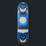 Atomblått Mini Skateboard Bräda 18,5 Cm<br><div class="desc">Retro-halvsekelns atomblå konstdesign.</div>