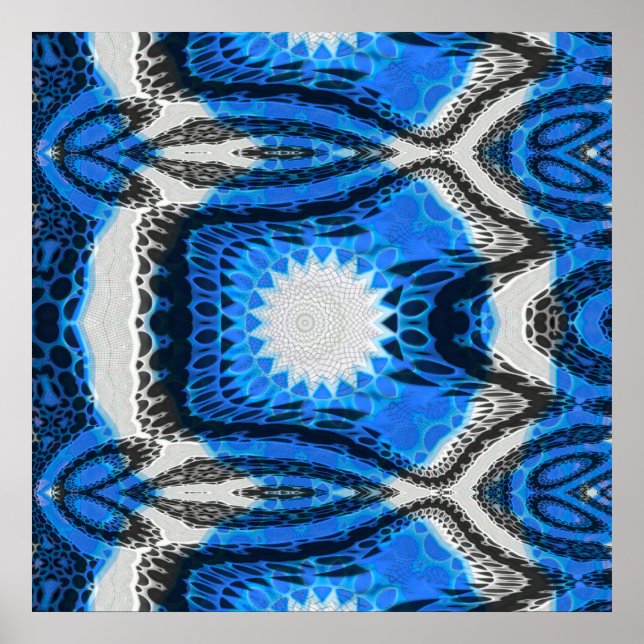 Atomblått Poster (Framsidan)