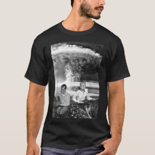 atombomb Cloud Nuclear Krig Retro Vintage Milita T Shirt
