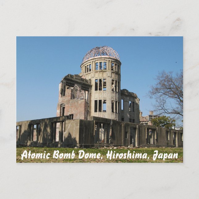 atombomb Dome, Hiroshima, Japan Vykort (Framsida)