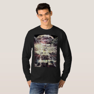 Atombomber, svart långärmad tee