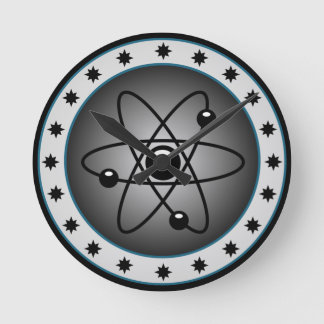 atomdiagrammet tar tid på rund klocka
