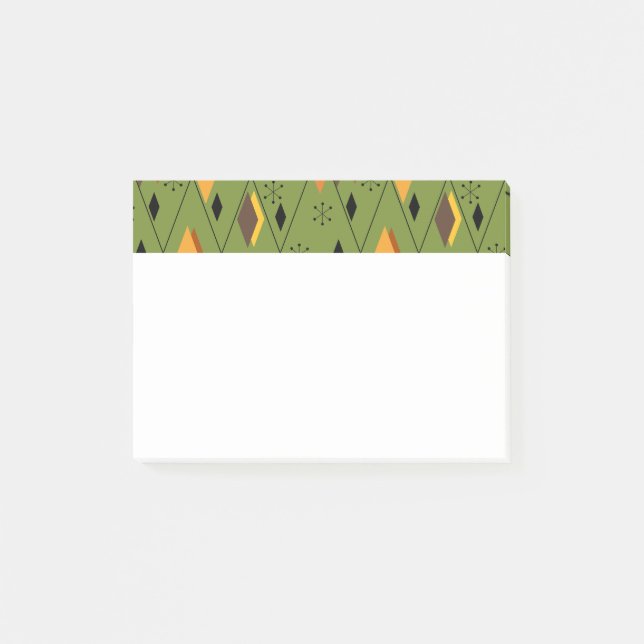 Atomdiamanter från 1970-talet post-it block (Framsida)