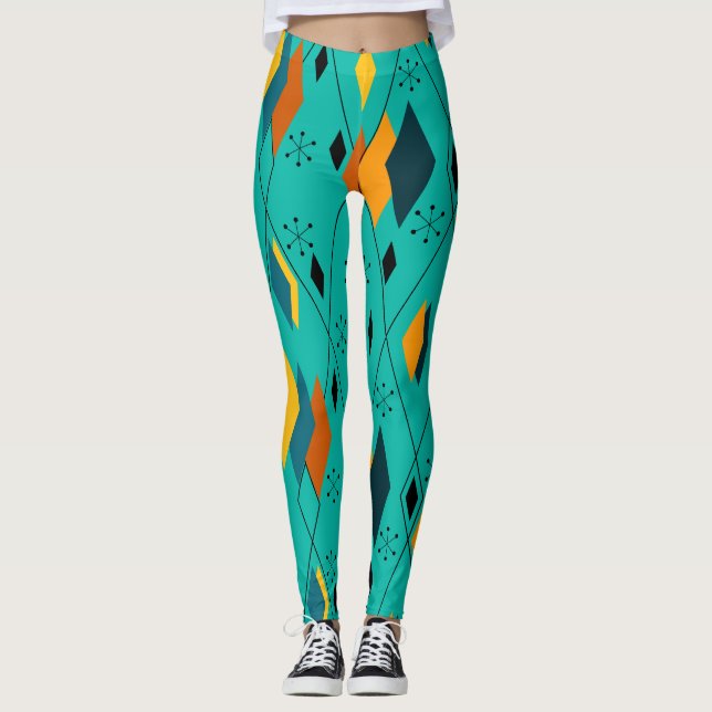 Atomdiamanter Leggings (Framsida)