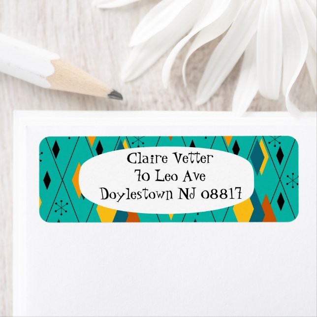 Atomdiamanter Returadress Etikett (Insitu)