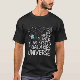 Atomer Astrofysik Kvantumskum Kvarkar Elektroner A T Shirt