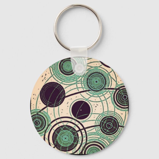 atomer och elektroner nyckelring (Framsida)