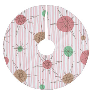 Atomera Candy cane Rand Julgransmatta Borstad Polyester