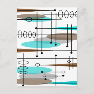 Atomera Inspired Mid-Century Design 13 Vykort