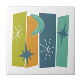 Atomera Rectangles Boomerang Stars Mid Mod Kakelplatta