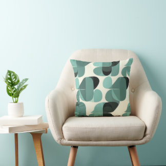 Atomera Vintage MCM Mid Century Modern Teal Kudde