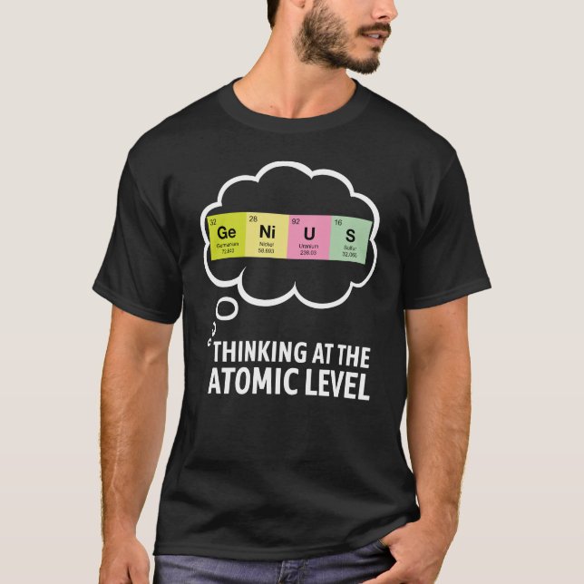 Atomgenus T Shirt (Framsida)