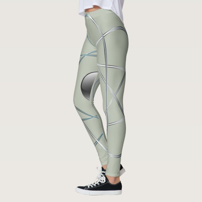 Atomhaltiga Grått Leggings (Vänster)