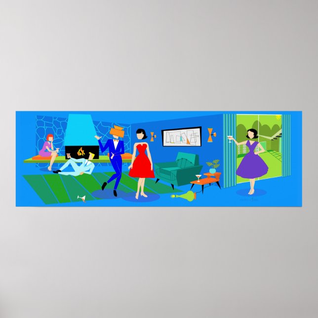 AtomHandflatan Vår Cocktail Party Poster (Framsidan)