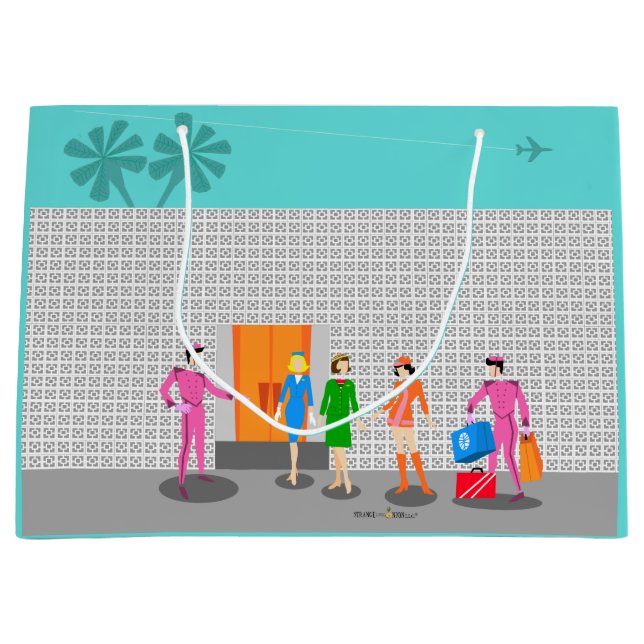 AtomHandflatan Vår Stewardess Party Gift Bag (Framsidan)