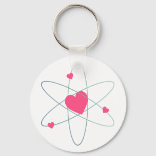 AtomHjärtnyckelring Nyckelring