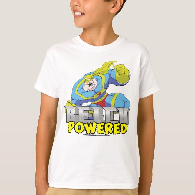 Atomic Belch Man - Belch Powered Kids T-Shirt (Framsida)