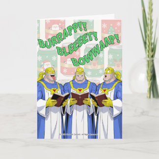 Atomic Belch Man - Belchmas Kör Julkort Kort