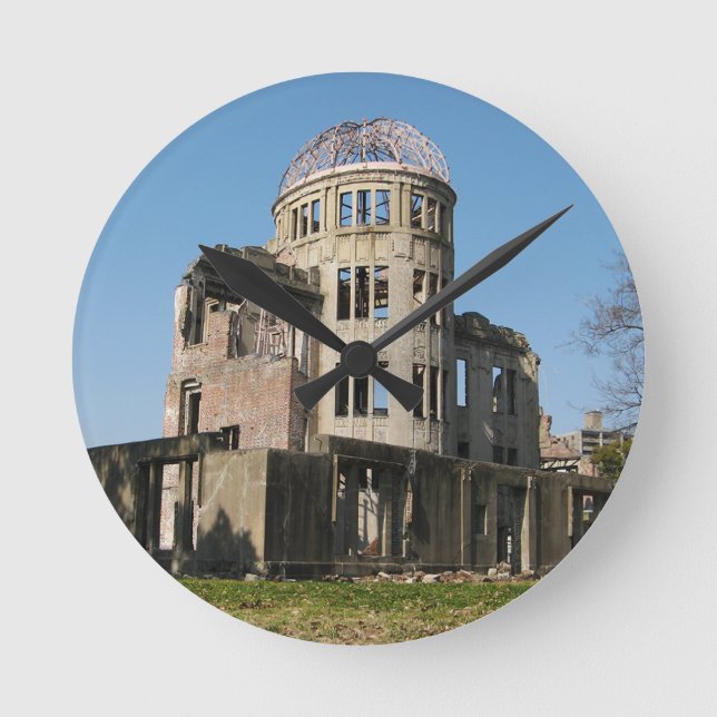 Atomic Bomb Dome, Hiroshima, Japan Rund Klocka (Framsida)