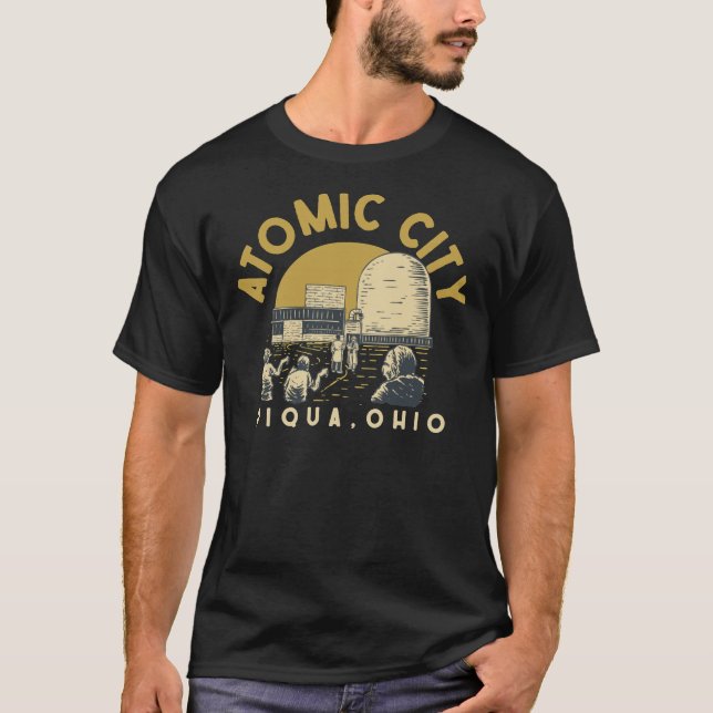 Atomic City - Piqua, Ohio Classic T-Shirt (Framsida)