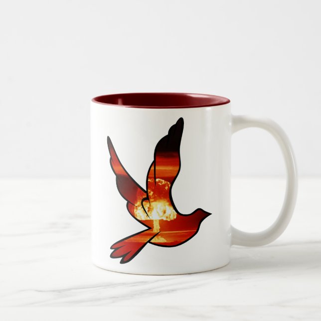 Atomic Dove Mushroom Cloud Mugg (Höger)