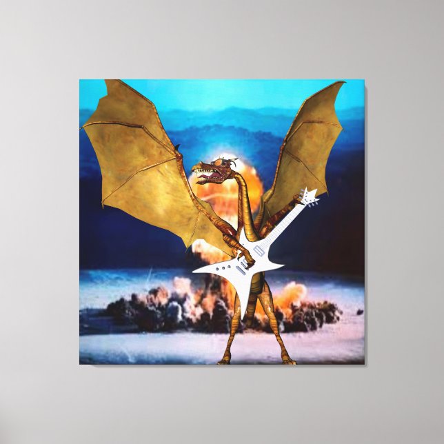 Atomic Dragon Canvastryck (Framsida)