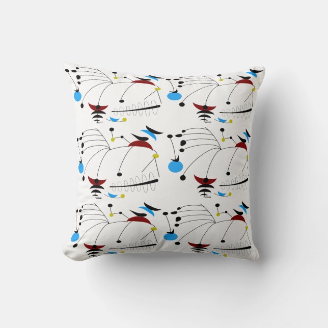 Atomic Eam Inspired Pillow Mobiles Kudde (Framsida)