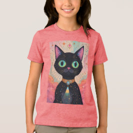 Atomic Futuristiska Cosmic Black Cat Universe T Shirt