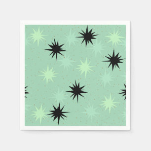 Atomic Jade Starbursts Pappra Napkins Pappersservett