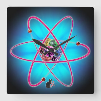 Atomic Jewels Fyrkantig Klocka