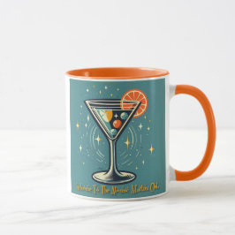 Atomic Martini Club Retro Futuristisk Cocktail Mugg