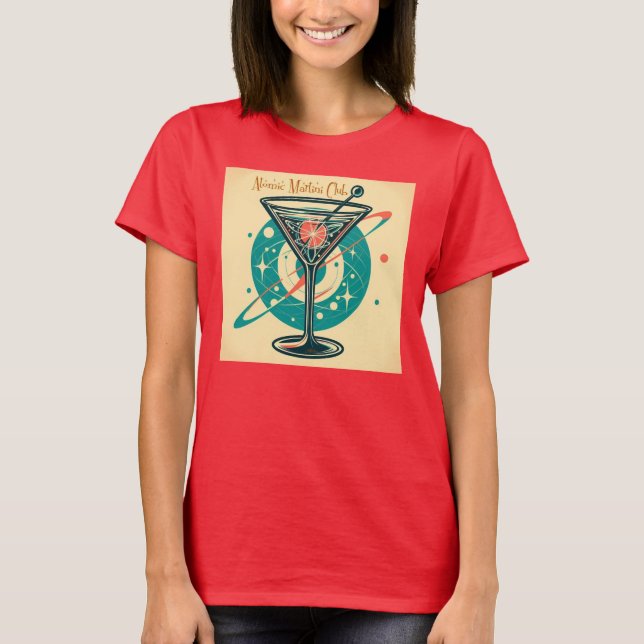 Atomic Martini Klubb T Shirt (Framsida)