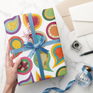 Atomic Paisleys Presentpapper