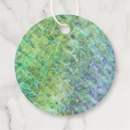 atomic sea glass : tissue paper gåvor etiketter