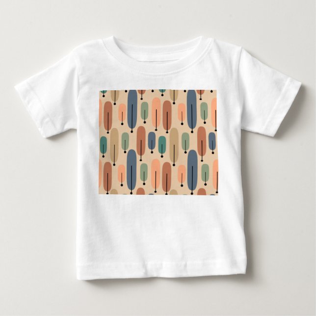Atomic Träd Retro T Shirt (Framsida)